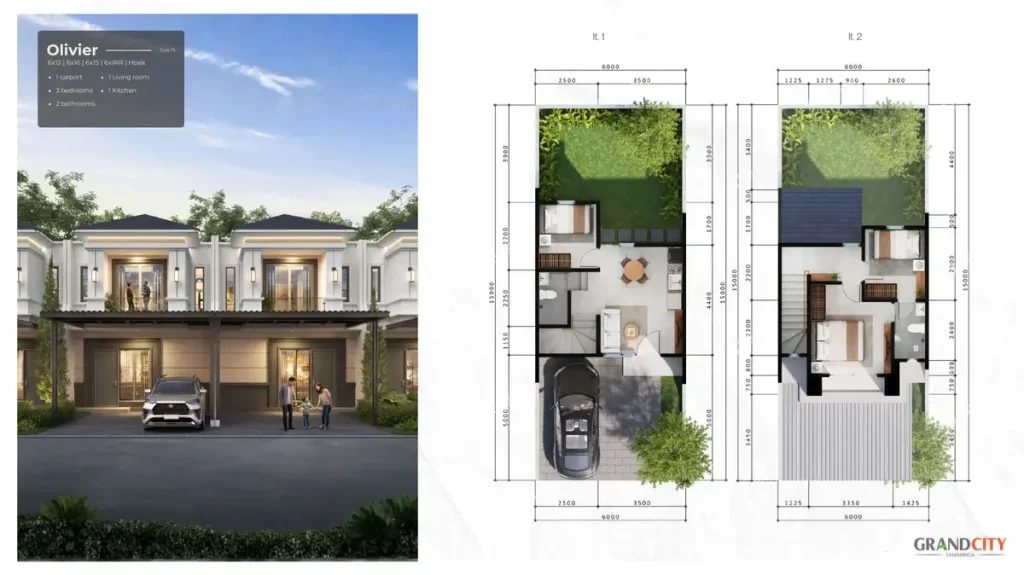 Rumah Siene Grand City Samarinda Tipe L6 Oliver