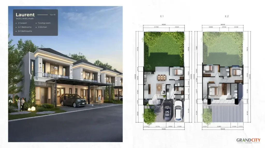 Rumah Siene Grand City Samarinda Tipe L9